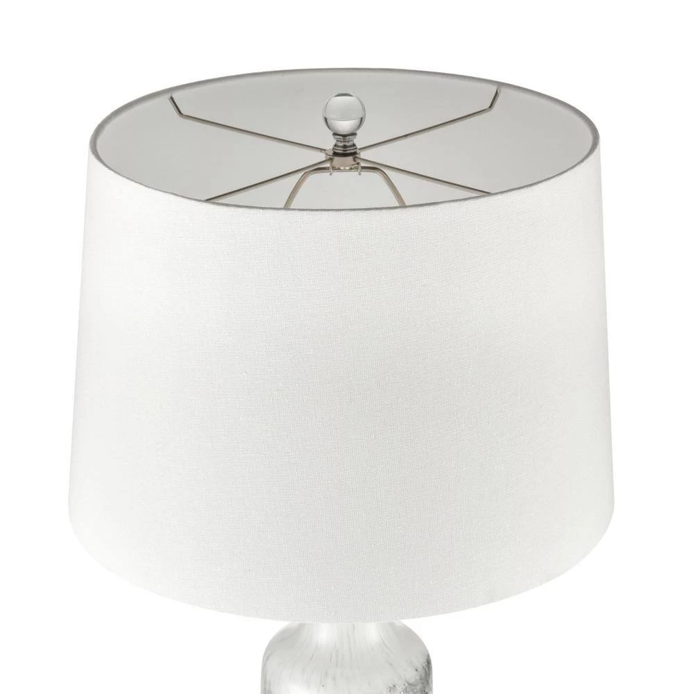 Abilene 32 in. White Table Lamp by Titan Lighting 5 Abilene 32 in. White Table Lamp by Titan Lighting - Image 3