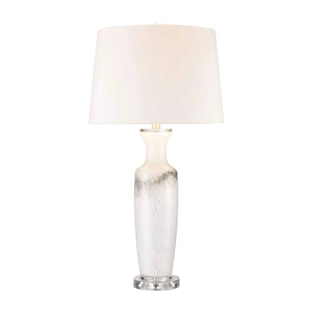 Abilene 32 in. White Table Lamp by Titan Lighting 3 Abilene 32 in. White Table Lamp by Titan Lighting