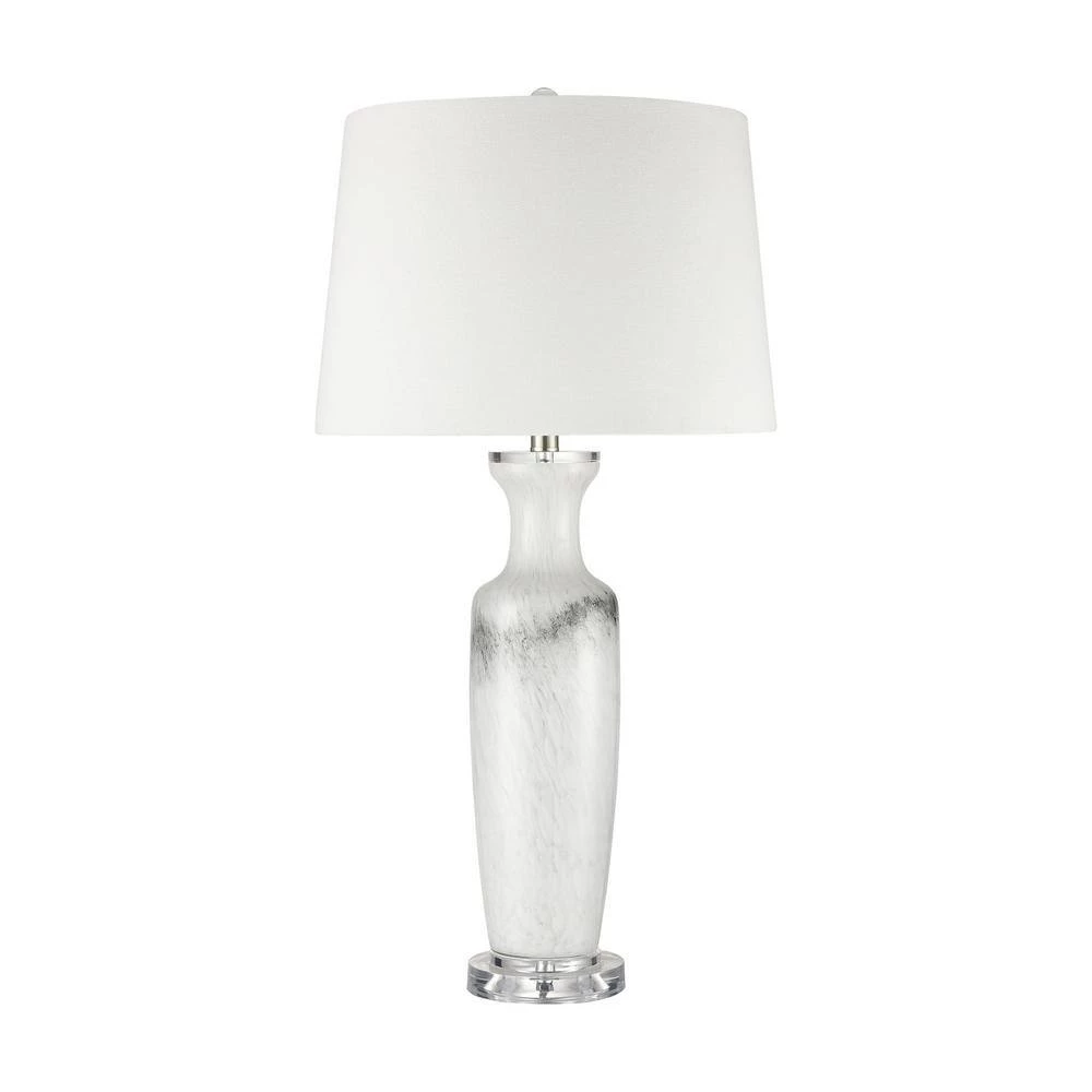 Abilene 32 in. White Table Lamp by Titan Lighting 4 Abilene 32 in. White Table Lamp by Titan Lighting - Image 2