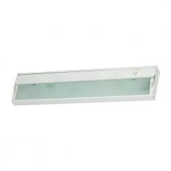 Aurora 2-Light White Under Cabinet Light by Titan Lighting